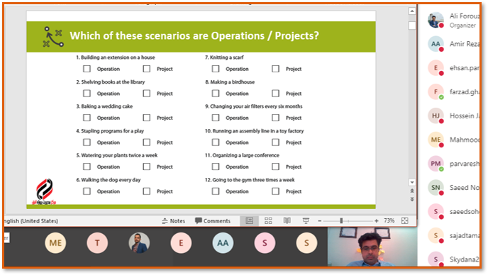 دوره آنلاین آمادگی آزمون PMP